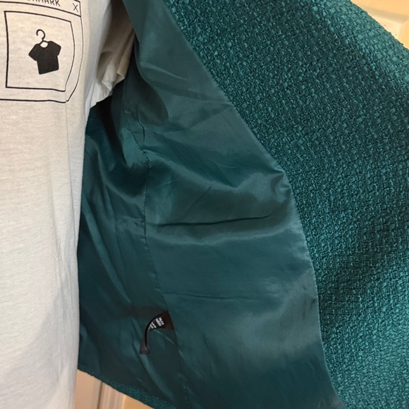 Rachel Zoe Green Double-Breasted Blazer. - Picture 8 of 13